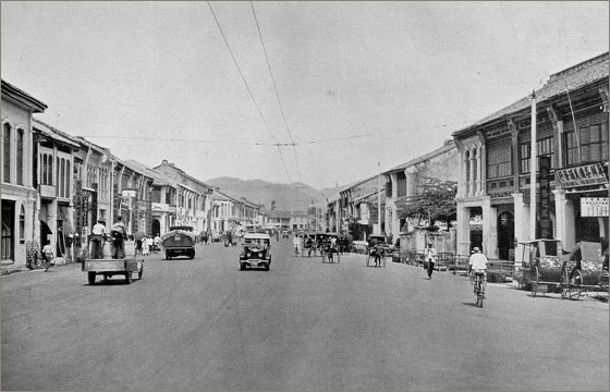 Historic Penang waterfront area